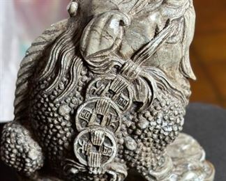 Carved Stone Chinese Foo Dog	8 inches high	
