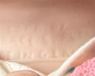 Grace Storey Putnam  isque Head Doll	14in long	
