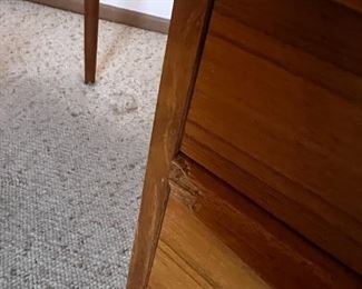 Danish Modern Teak Desk G.V. Gasvig Desk	Table top dimensions without Leaf 48 in x 24 in. With Leaf 64 in x 24 in desk, height, 28.25 inches, 49.25 inches long 24.25 inches deep.	
