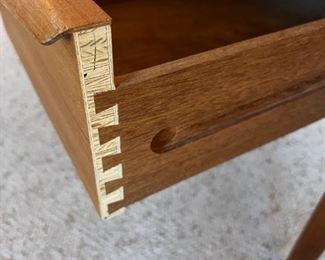 Danish Modern Teak Desk G.V. Gasvig Desk	Table top dimensions without Leaf 48 in x 24 in. With Leaf 64 in x 24 in desk, height, 28.25 inches, 49.25 inches long 24.25 inches deep.	
