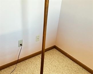 Danish Modern Teak Floor Lamp	59.5 in H x 11in Diameter 	
