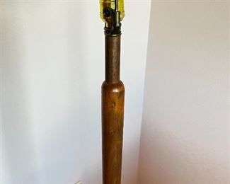 Danish Modern Teak Floor Lamp	59.5 in H x 11in Diameter 	
