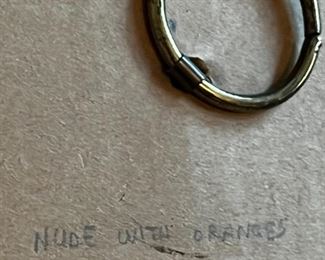 Vintage Henri Matisse Lithograph VERVE - NU AUX ORANGES Framed Art Litho  Frame: 16.25 x 12.25in	
