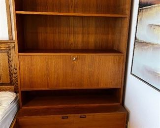 Danish Modern Teak Cabinet 	75“ x 43.5“ x 19“.	
