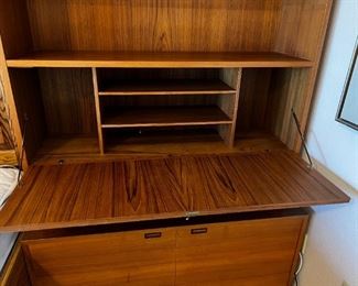Danish Modern Teak Cabinet 	75“ x 43.5“ x 19“.	
