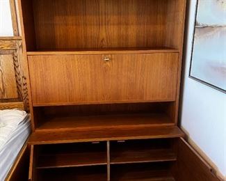 Danish Modern Teak Cabinet 	75“ x 43.5“ x 19“.	
