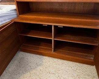 Danish Modern Teak Cabinet 	75“ x 43.5“ x 19“.	
