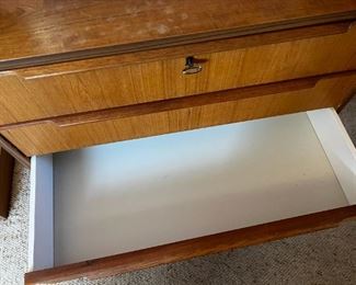 Danish Modern Teak 4-Drawer Dress 	26.25 in x 29.25 in x 16.5 in	
