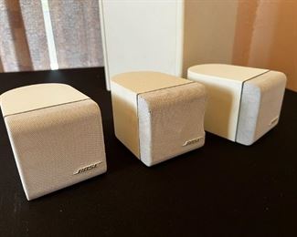 3 Bose cube speakers  w/ Bose acoustamass HT subwoofer	 	
