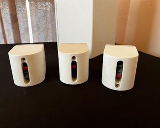 3 Bose cube speakers  w/ Bose acoustamass HT subwoofer	 	
