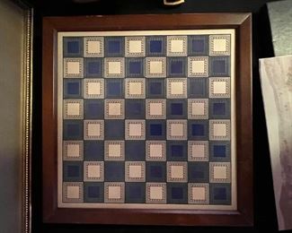 Civil War Pewter Chess Set 1983 Franklin Mint The National Historical Society	Chessboard measurements 13 in x 13 in Figure measurements 2 in	
