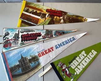 Rare 1970’s Pennants lot of 12 Disneyland, Universal studios, statue of Liberty, Empire State Building	Lot of 12	
