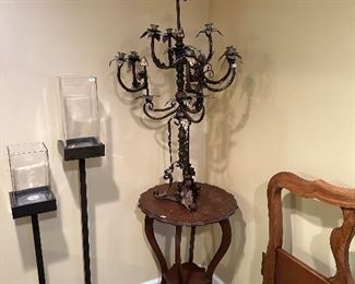ACCENT TABLE, CANDELABRA 