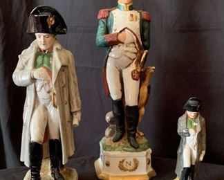 Royal Crown & Kister Porcelain Napoleon Figurines
This lot includes three figures. The largest includes a certificate. See pictures for details.