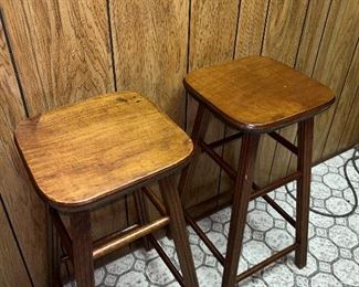 WOOD STOOLS