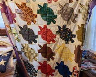 quilts and quilt tops