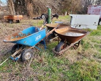 wheelbarrows