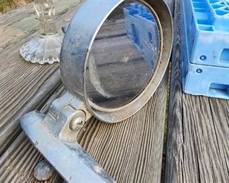 vintage car mirror
