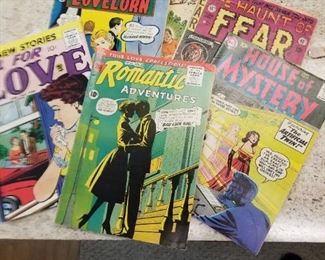VINTAGE COMIC BOOKS ~ PATSY WALKER . CONFESSIONS LOVELORN. HOUSE OF MYSTERY ~ PLUS OTHERS