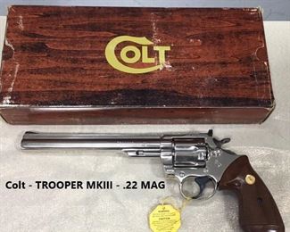 Colt TROOPER MKIII  .22 MAG