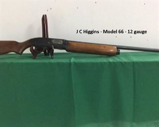 J C Higgins- Model 66-  12 gauge