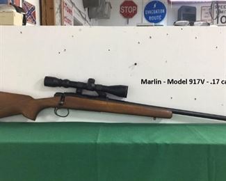 Marlin- Model 917V-  .17 cal