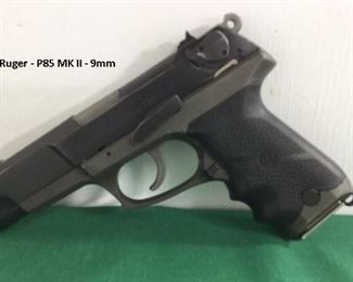 Ruger -P85 MK II  -9mm
