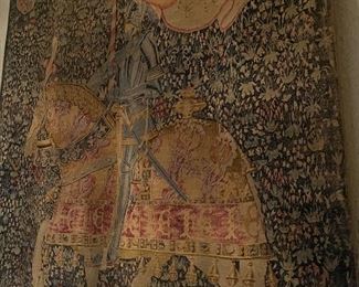 Fine large English tapestry circa 1880