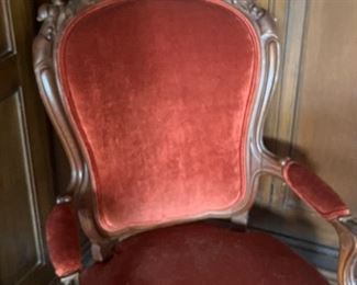  Victorian parlor chair…English 1880s