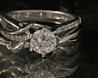 14K .71 center stone E-F/VVS2
Custom wedding set…ring and band
$3850 FIRM