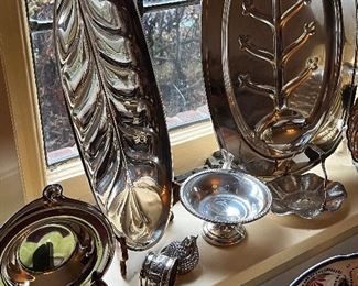 Vintage and antique plated silver 