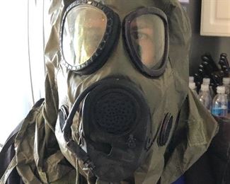 Vintage 1980's Naval Gas Mask - This belonged to a Navy Seal!