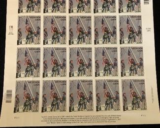 2001 Stamps American Legends - Heroes