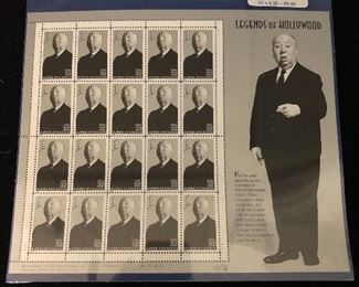 Stamps Legends of Hollywood - Alfred Hitchcock