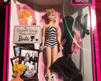 2007 1959 Reproduction Collectible Barbie 50th Year Anniversary of Barbie