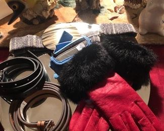 Women's Accessories - Gloves, Belts