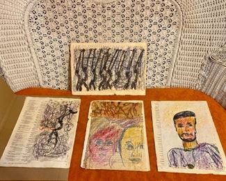 Other Side of the Purvis Young Drawings.