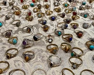 Many rings from India.
