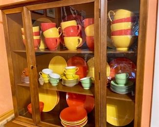 The teacups and saucers are vintage Noritake.