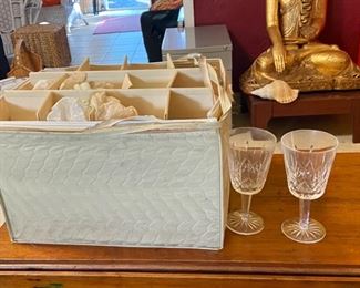 Vintage Set of 12 Waterford Crystal Wine Glasses