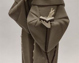 LLADRO MONKS AT PRAYER #5155. 14.75" TALL