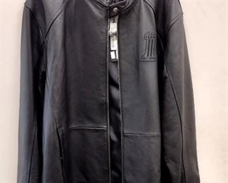 HARLEY DAVIDSON MOTORCLOTHES SHEEPSKIN LEATHER JACKET.