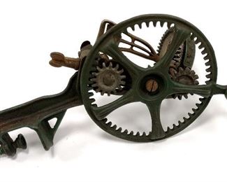 READING HARDWARE CO CAST IRON APPLE PEALER. ca 1878 