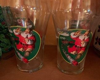 Christmas Coke Glasses