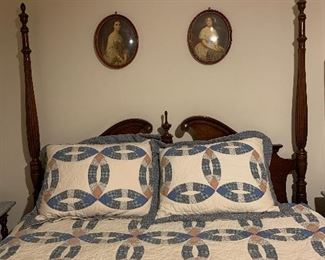 4 post bed, double/full