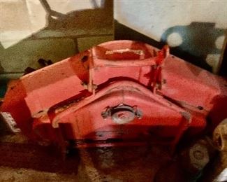 Mower attachment for tractor