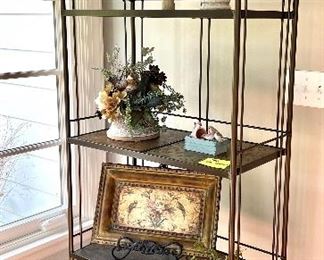 Etagère by Charleston Forge with Slate Shelves