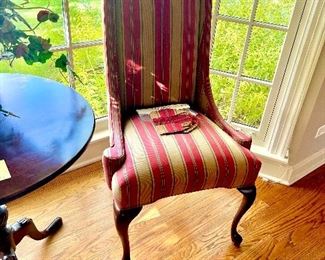 These two Chippendale Style Chairs are Harden with Beautiful Round Chippendale Table.