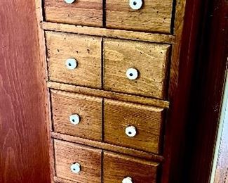 Lingerie-Style tall chest with "Gather" above it