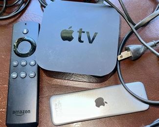Apple TV and Amazon Fire Remote
